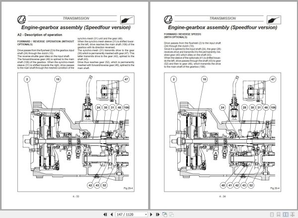 Landini Tractor Powerfarm 60 105 Service Manual 3675939M2 EN 2