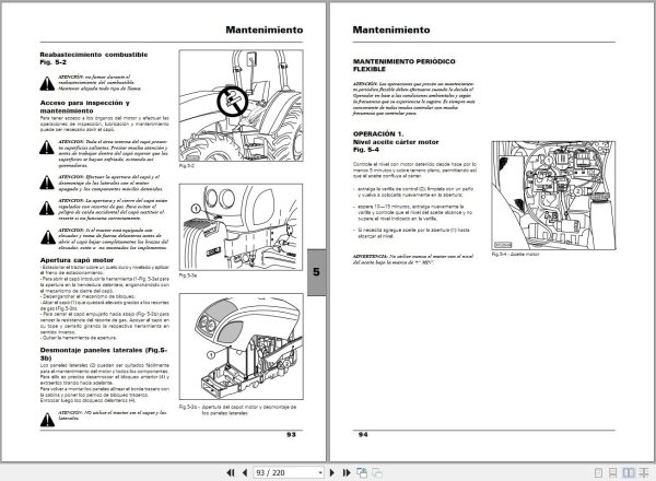 Landini Tractor Powerfarm 75 110 Operators Maintenance Manual 6502881M1 ES 2