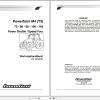 Landini Tractor Powerfarm 75 to 105 M4 T3 Service Manual 3675942M4 DE 1