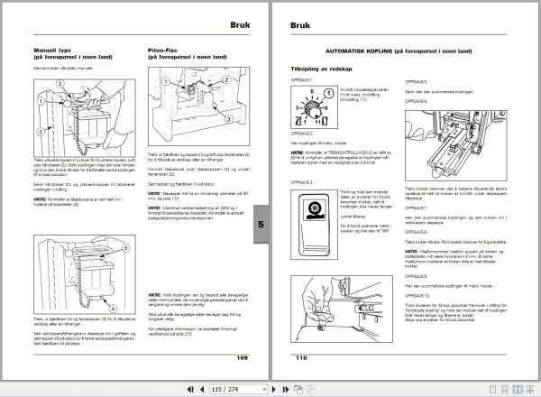 Landini Tractor Powermaster 180 200 220 Operators Maintenance Manual 3681762M1 NO 2