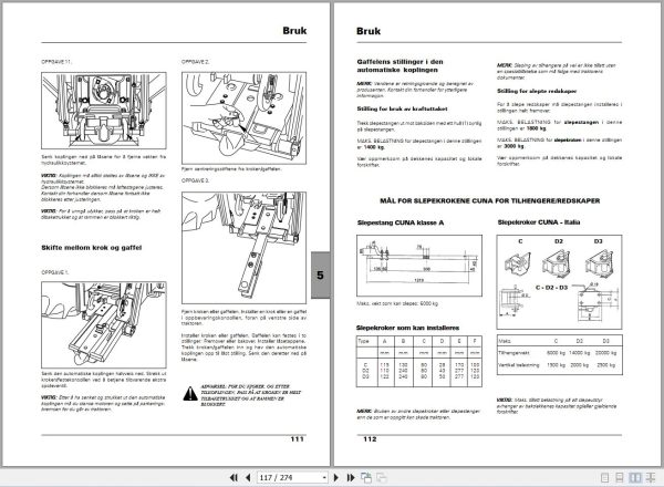 Landini Tractor Powermax 145 165 Operators Maintenance Manual 3693711M1 NO 2