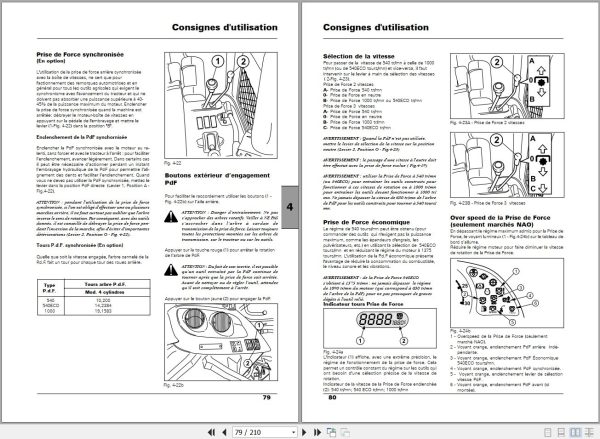 Landini Tractor Powermondial 100 110 115 Operators Maintenance Manual 3696401M2 FR 2