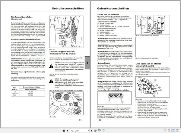 Landini Tractor Powermondial 100 110 115 Operators Maintenance Manual 3696407M2 NL 2