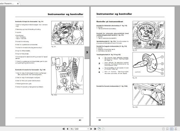 Landini Tractor Powermondial 100 110 115 Operators Maintenance Manual 3696415M2 DA 2