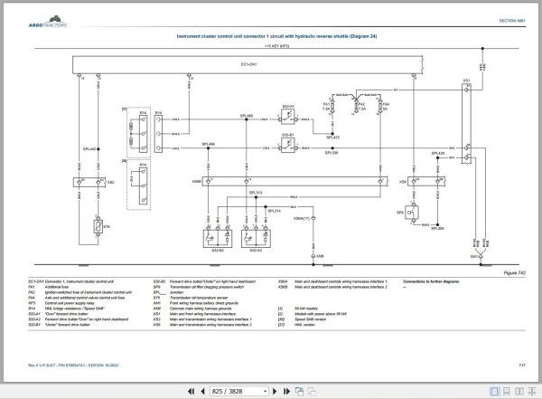 Landini Tractor REX 4 080V to REX 4 120GT Service Manual 6705547A1 EN 3