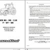 Landini Tractor REX 80F to 110GE Service Manual 6501236M1 IT 1