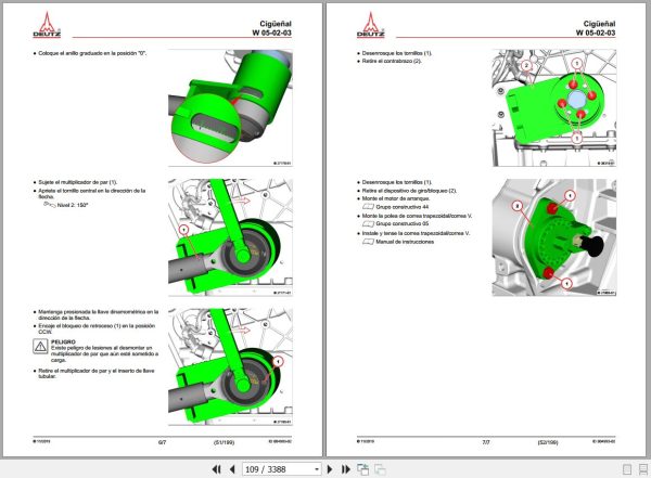 Landini Tractor Rex 4 070 Rex 4 080 Service Manual 6635338A3 ES 2