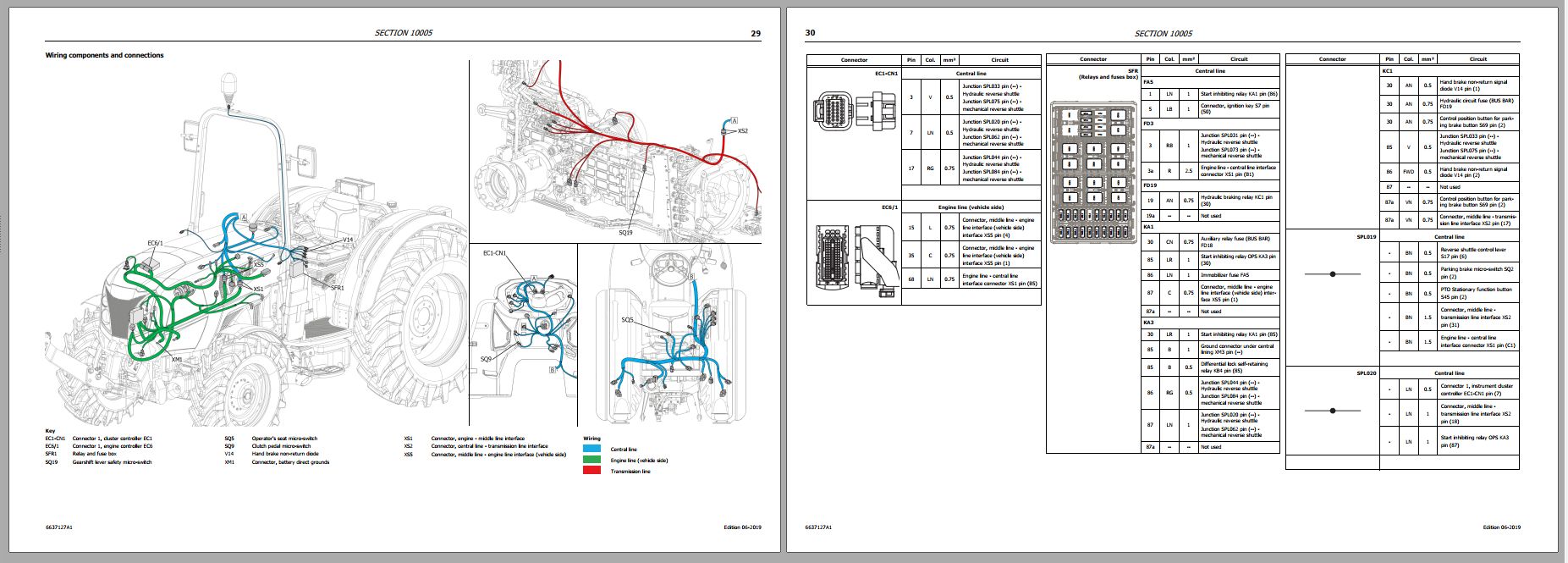 Landini Tractor Rex 4070F to 4120GT Service Manual 6637127A1 EN