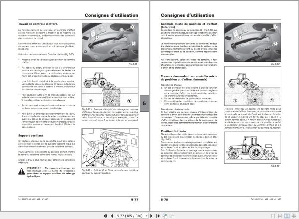 Landini Tractor Rex 4 070GB to 4 120GT Operators Maintenance Manual 6626751A3 FR 2