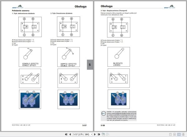 Landini Tractor Rex 4 080GE to 4 120GT Operators Maintenance Manual 6717374A1 PL 2