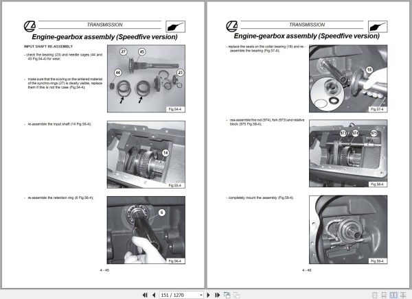 Landini Tractor Rex 60GT to 105GE Service Manual 3675943M2 EN 2