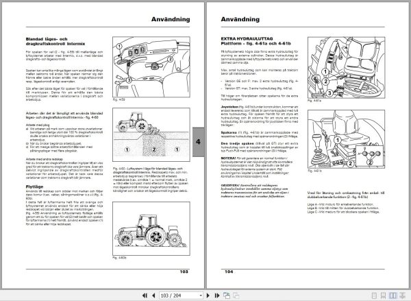 Landini Tractor Rex 65GE to 105GT Frukt Operators Maintenance Manual 4208386M1 SV 2