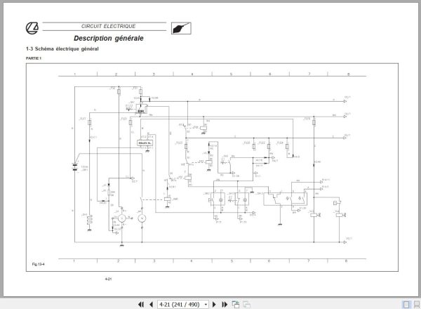 Landini Tractor Rex 70GT 100GT Deltashift Service Manual 3665284M1 FR 3