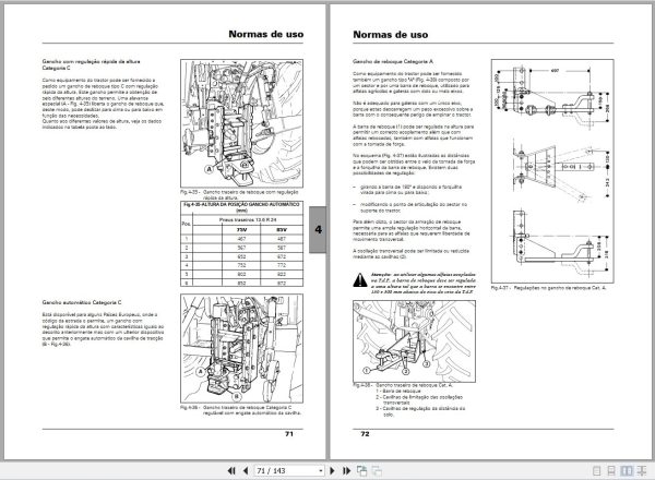 Landini Tractor Rex 75V 85V Vindima Operators Maintenance Manual 3676135M1 PT 2