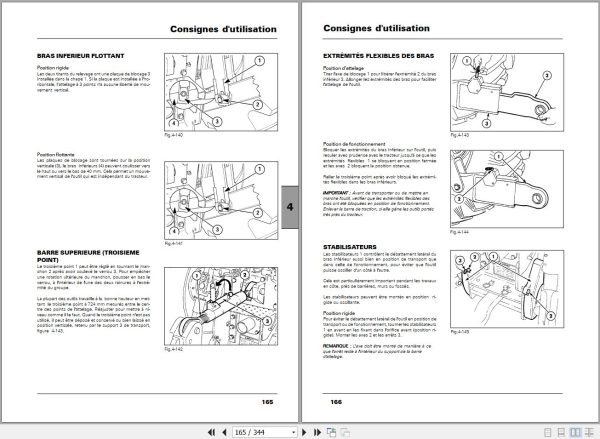 Landini Tractor Starland 210 240 270 Operators Maintenance Manual 3666129M1 FR 2