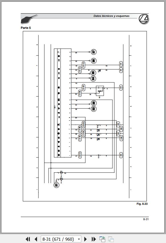 Landini Tractor TECHNOFARM 60 70 75 80 Service Manual 4208723M1 ES 3
