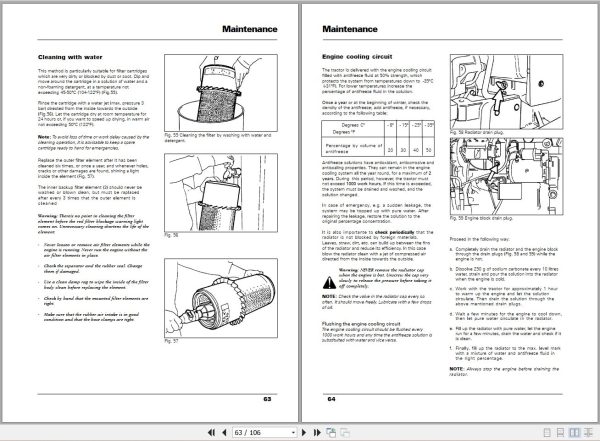 Landini Tractor Trekker 55 C to 95 CF Operators Maintenance Manual 3539518M4 EN 2