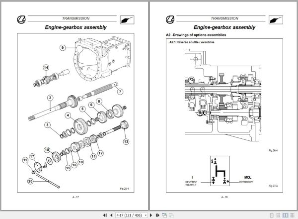 Landini Tractor Trekker 70C to 100CFL Service Manual 3662270M2 EN 2