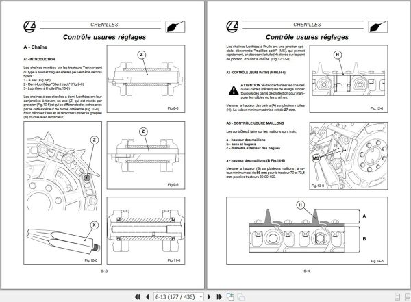 Landini Tractor Trekker 70C to 100CFL Service Manual 3667169M2 FR 2