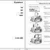 Landini Tractor Trekker 75C to 105CM Operators Maintenance Manual 3689807M1 ES 1