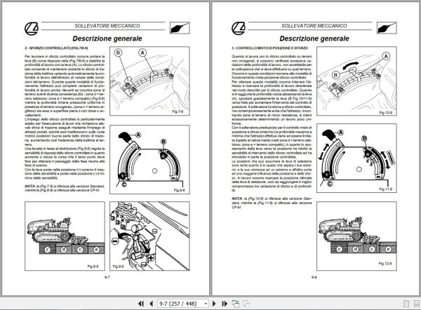 Landini Tractor Trekker 75C to 105M Service Manual 3662269M3 IT 2