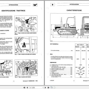 Landini Tractor Trekker 75C to 95CF Service Manual 3539534M1 IT 1