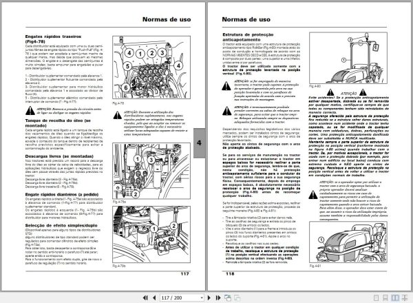 Landini Tractor Vindima 90V 90S Operators Maintenance Manual 6502954M1 PT 2