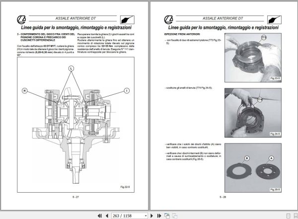 Landini Tractor Vision 80 90 100 Service Manual 3667237M2 IT 2