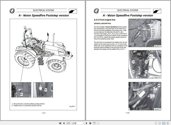 Landini Tractor Vision 80 90 100 Service Manual 3667238M2 EN 2