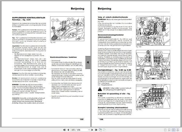 Landini Tractor Vision 85 95 105 Operators Maintenance Manual 3667415M3 DA 2