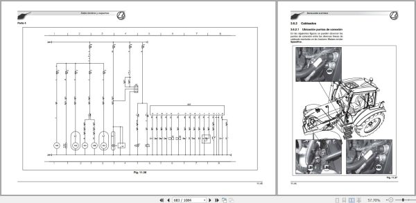 Landini Tractor Vision 85 95 105 Service Manual 3667240M3 ES 2