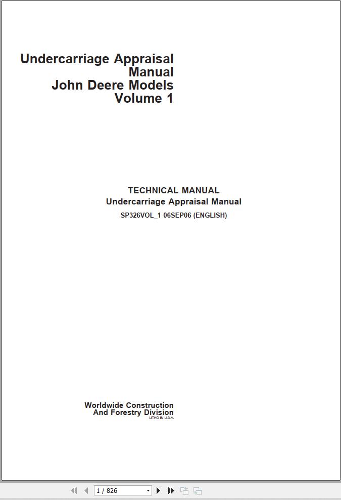 Liebherr Bulldozer PR714 Undercarriage Appraisal Technical Manual 1