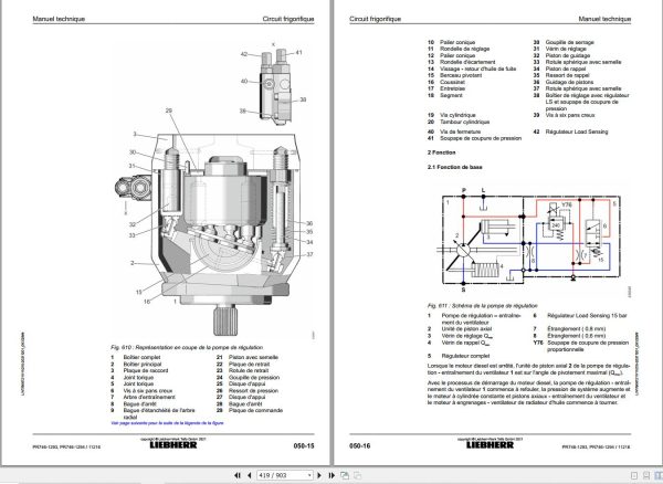 Liebherr Bulldozer PR746 1293 PR746 1294 Technical Manual FR 2