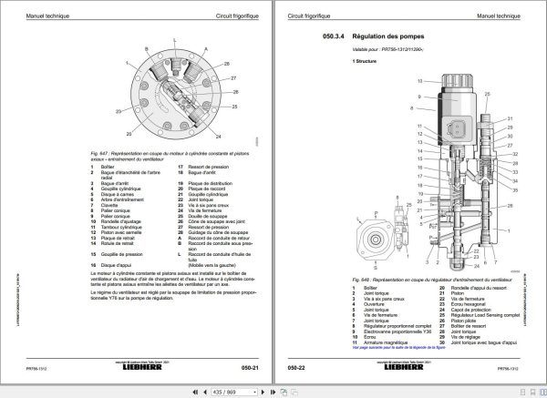 Liebherr Bulldozer PR756 1312 Technical Manual FR 2