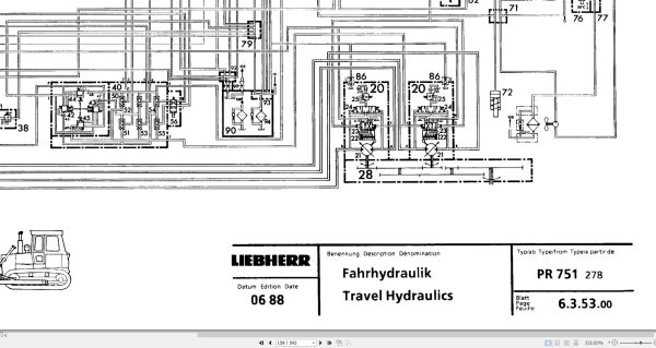 Liebherr Bulldozers PR711C PR751 Technical Manual FR 2