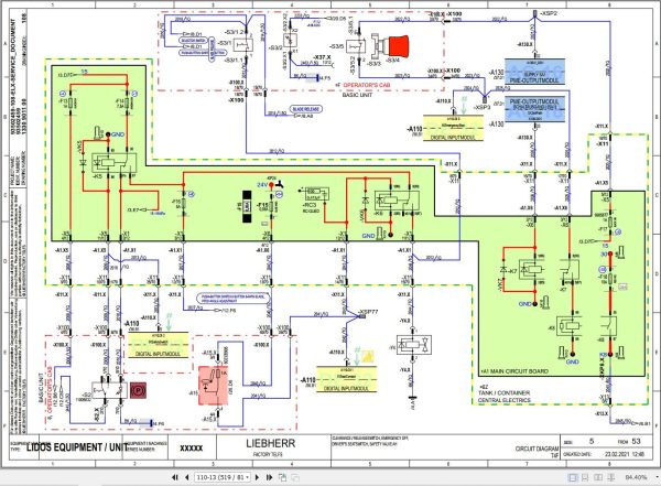 Liebherr Crawler Dozer PR726 Service Manual 12203100 3
