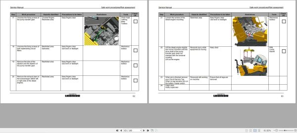 Liebherr Crawler Dozer PR776 1296 Safe Work Procedures Manual 12242707 2018 2