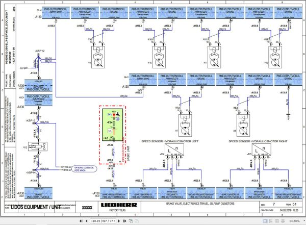 Liebherr Crawler Loader LR626 1327 12257 Service Manual 12223415 3