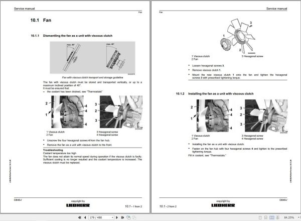Liebherr Engine D846 Service Manual 9739306 2