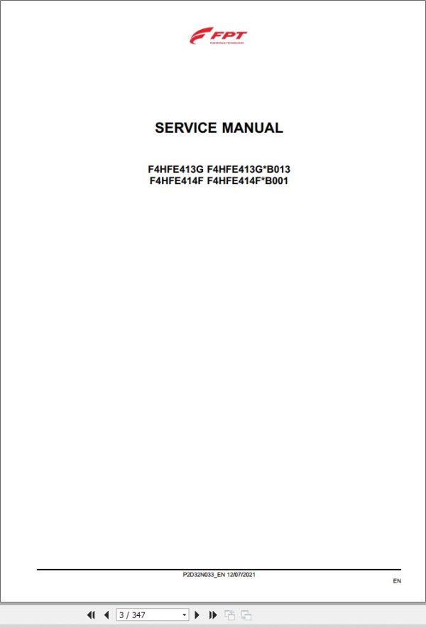 Liebherr Engine D924 A7 00 D924 A7 04 D924 A7 14 Technical And Repair Manual 12409741 1