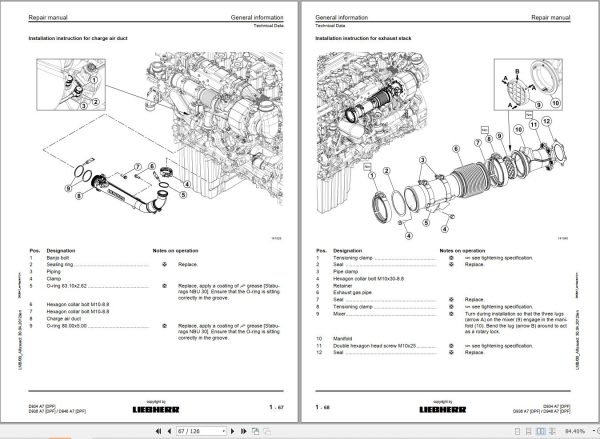 Liebherr Engine D934 A7 DPF D936 A7 DPF D946 A7 DPF Repair Manual 11160823 2