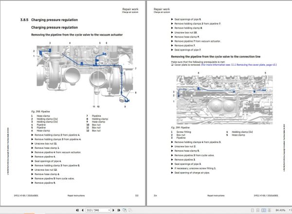 Liebherr Engine D9512 A7 00 Repair Instruction Manual 13804652 2