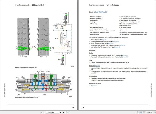 Liebherr Excavator A 924 Rail 1510 Service Manual 12254864 2