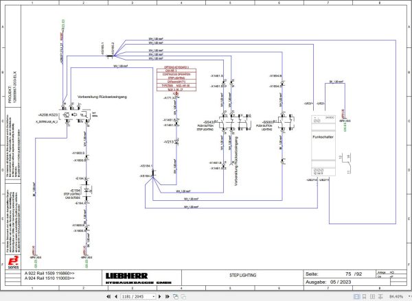 Liebherr Excavator A 924 Rail 1510 Service Manual 12254864 3