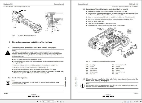 Liebherr Excavator A309 to R317 Litronic TCD Service Manual 10449595 3