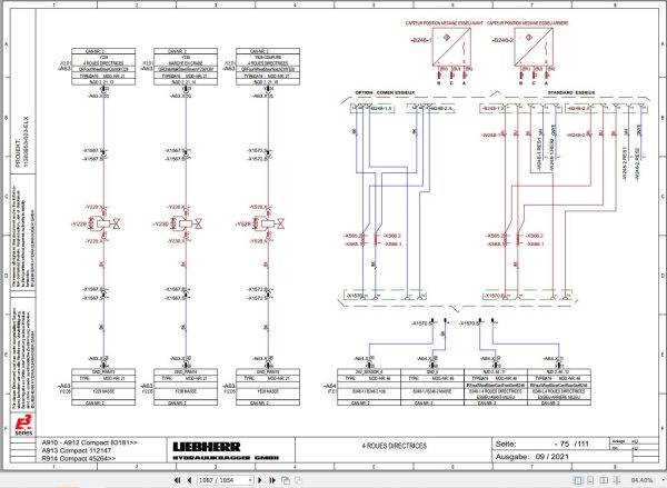 Liebherr Excavator A912 1506 Technical Manual FR 3