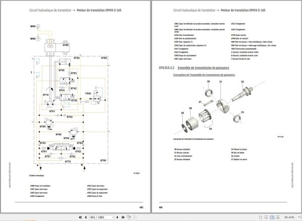 Liebherr Excavator A916 1856 Technical Manual FR 3