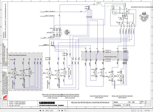 Liebherr Excavator A918 1184 Technical Manual FR 3