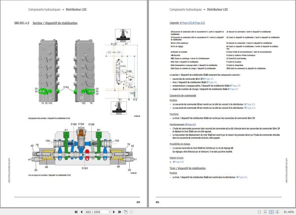 Liebherr Excavator A920 1185 Technical Manual FR 3