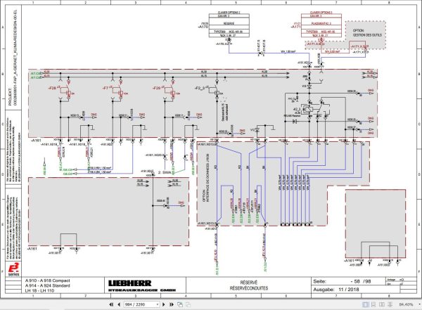 Liebherr Excavator A924 1206 Technical Manual FR 3